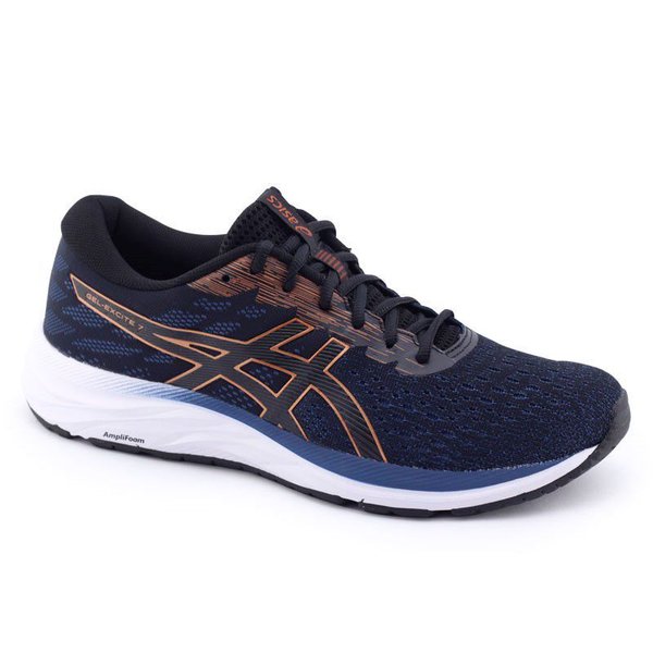 Tênis Masculino Gel Excite 7 1011A906 com NF Asics Marinho/Preto