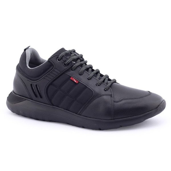 Tênis Masculino Sneakers 9242 572D Elektra com NF Ferracini Preto