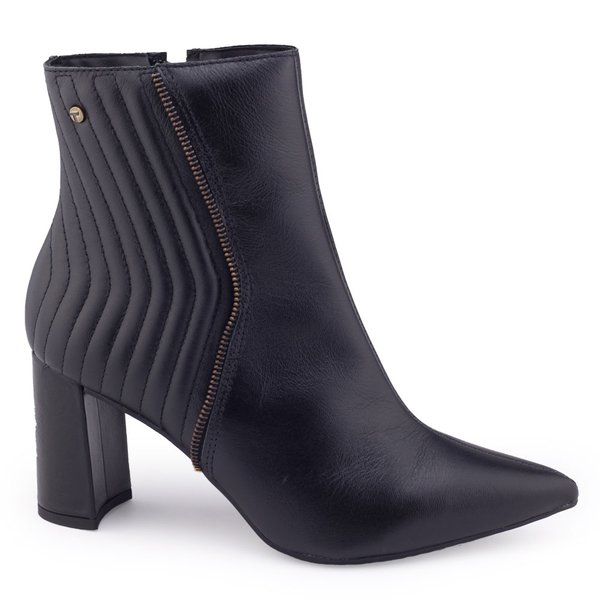 Bico Fino Botas Femininas Cano Curto Com CadarÃ§o Salto Baixo Bota