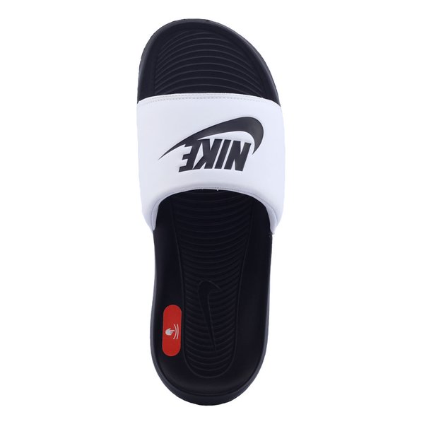 Chinelo Masculino NIKE Victori One Slide CN9675 Comforto Preto/Branco