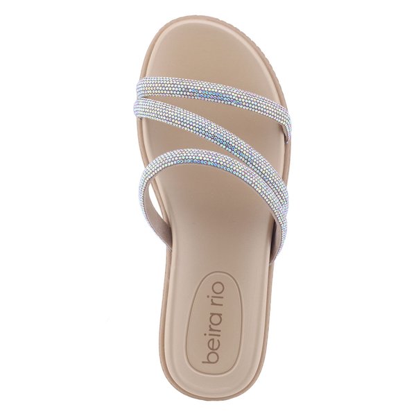 Aurora Boreal Beira Rio Flatform Branco Papete Feminina