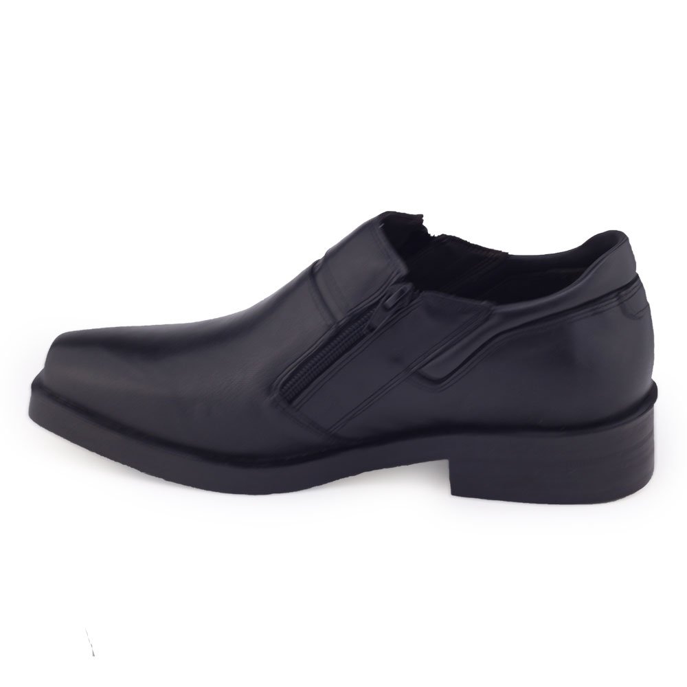 Sapato Ferracini social Urban Way 6629 Couro clássic ziper Preto