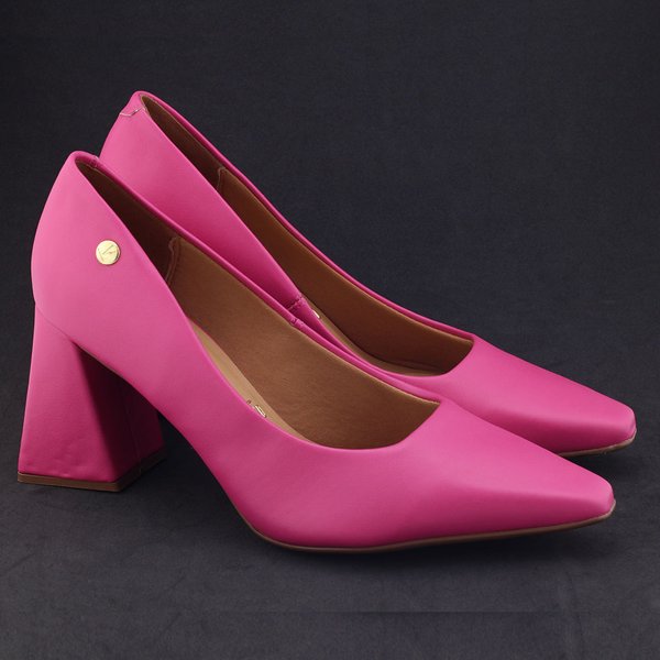 Sapato Scarpin Vizzano pelica pink limão salt flare Pink