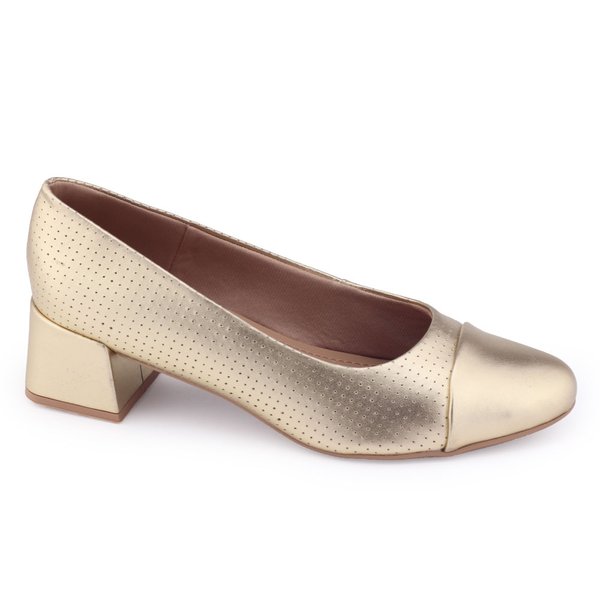 Sapato Usaflex Salto Baixo Sapato Scarpin Usaflex AG1621003