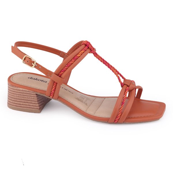 Sandalia Dakota Salto Baixo Sandália Dakota De Salto Bloco Baixo Feminina  Ana Rosa Oficial