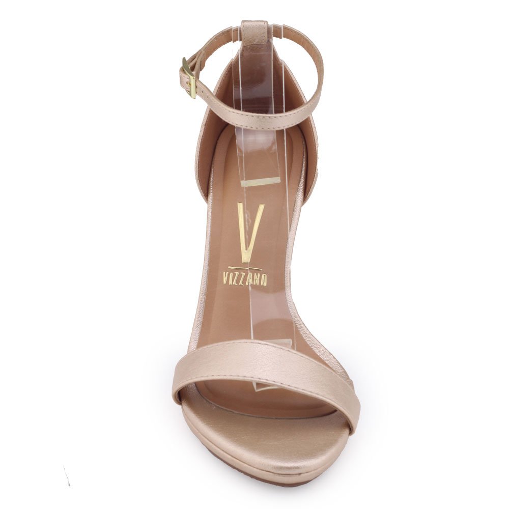 Sandália Feminina 6210 655 salto agu1ha cNF Vizzano Dourado