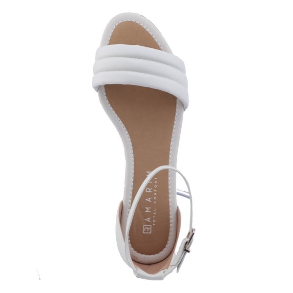 Sandália Ramarim Comfy Casual 21-28205 rasteira TotalComfort Gelo