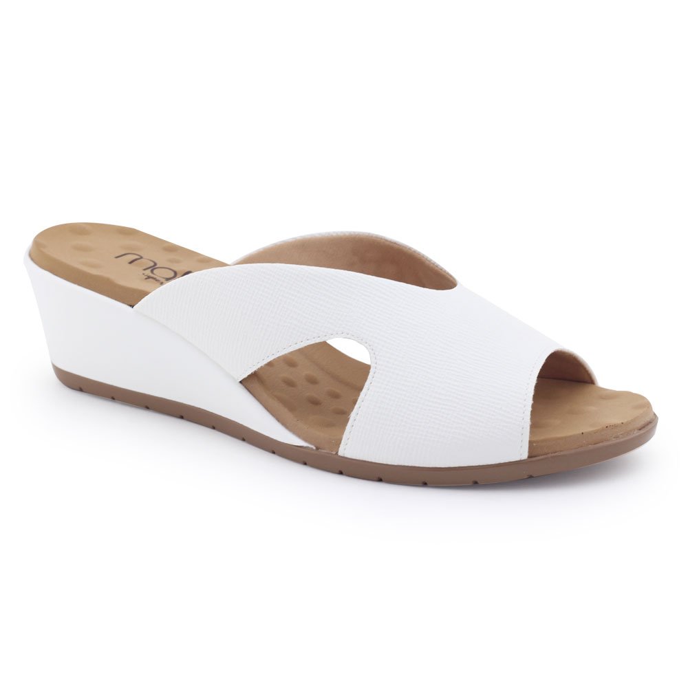 Tamanco Feminino Malu SuperComfort 206068 Alana Branco