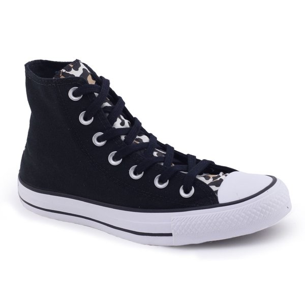 Tênis All Star Converse Cano Alto CT14670 Animal PrintPreto/Branco