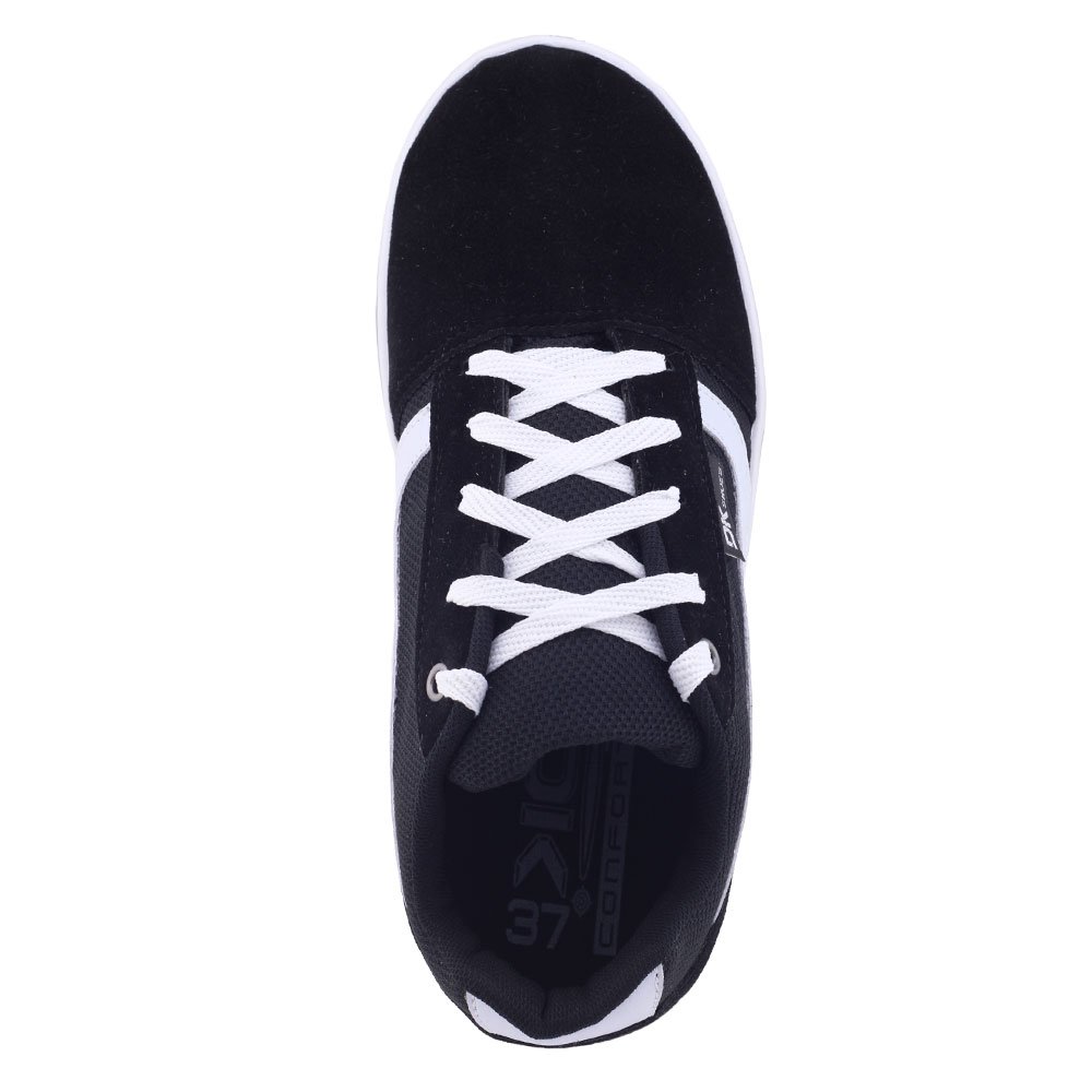 Tênis Unissex DK Shoes VS05 sport urban casual Streetwear Preto/Branco