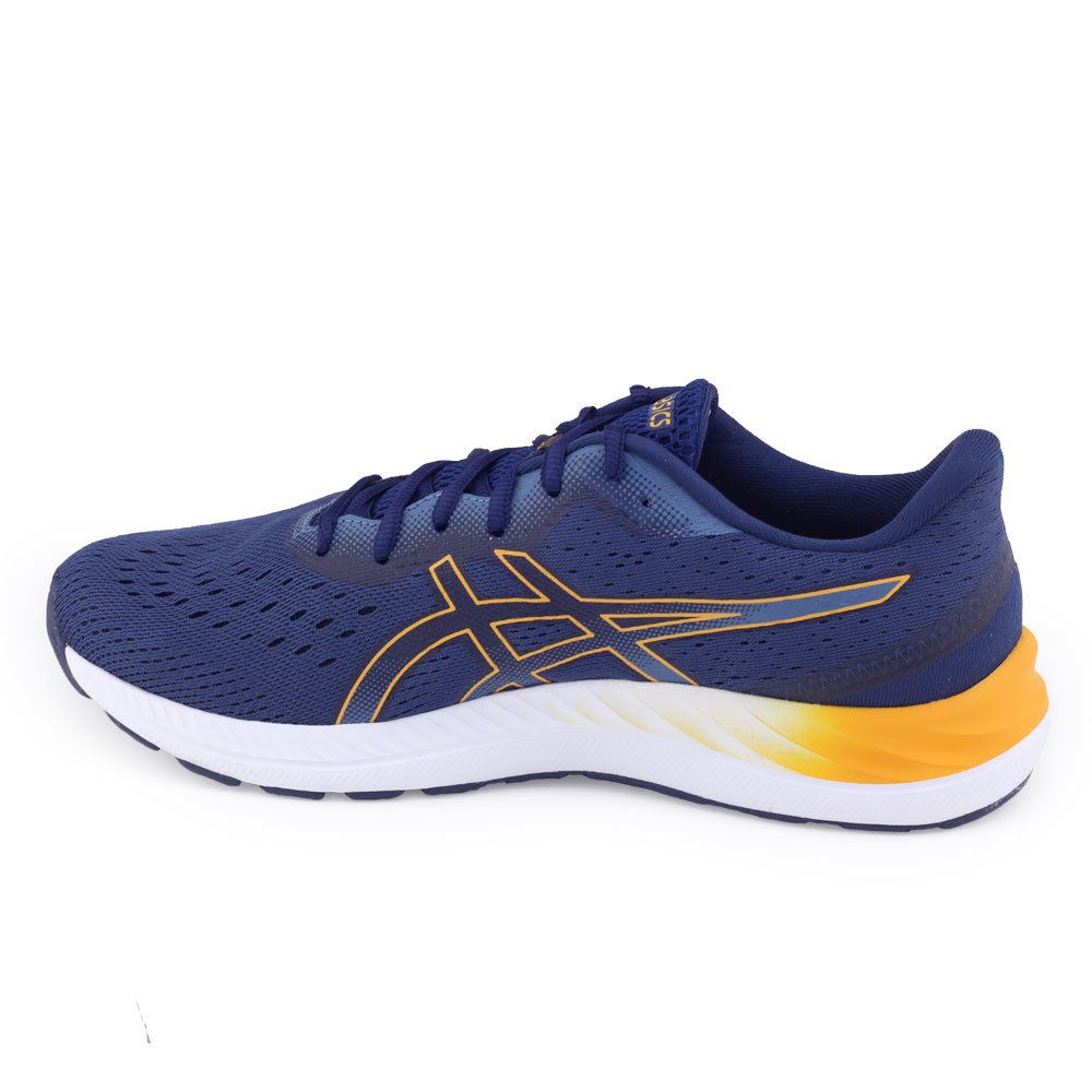 Tênis Masculino Asics 1011B253 Gel- Excite 8 AmpliFoam Marinho/Laranja