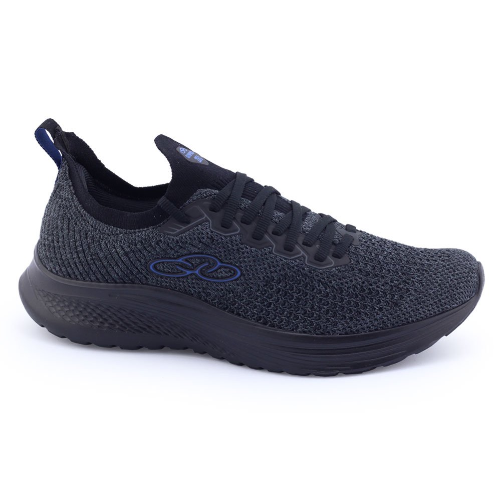 Tênis Masculino Olympikus 235G Ultraleve 944 Evasense SlipON Chumbo