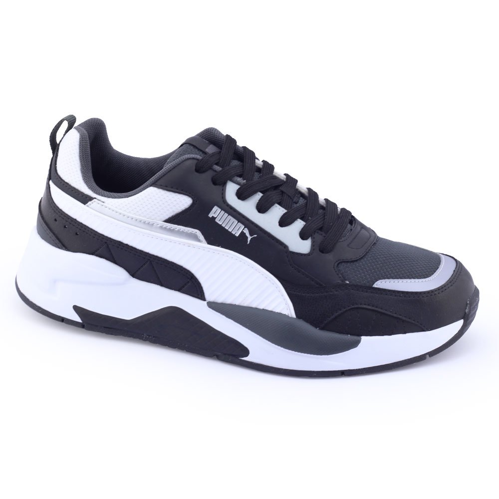 Puma 0255 ブラック×ホワイト tenis_puma_smash_v2_preto_e_br シューズ