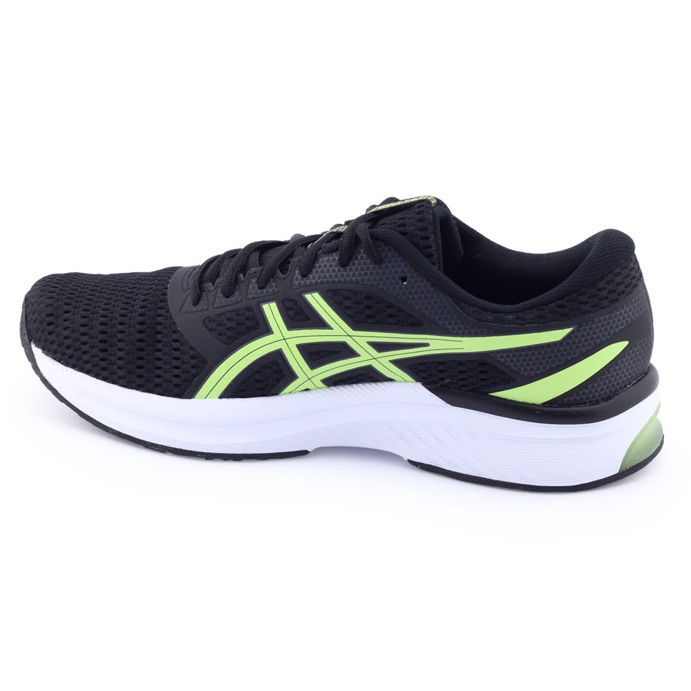 Tênis Masculino esportivo Asics 1011B530 GEL Sparta Mesh Preto/Limão