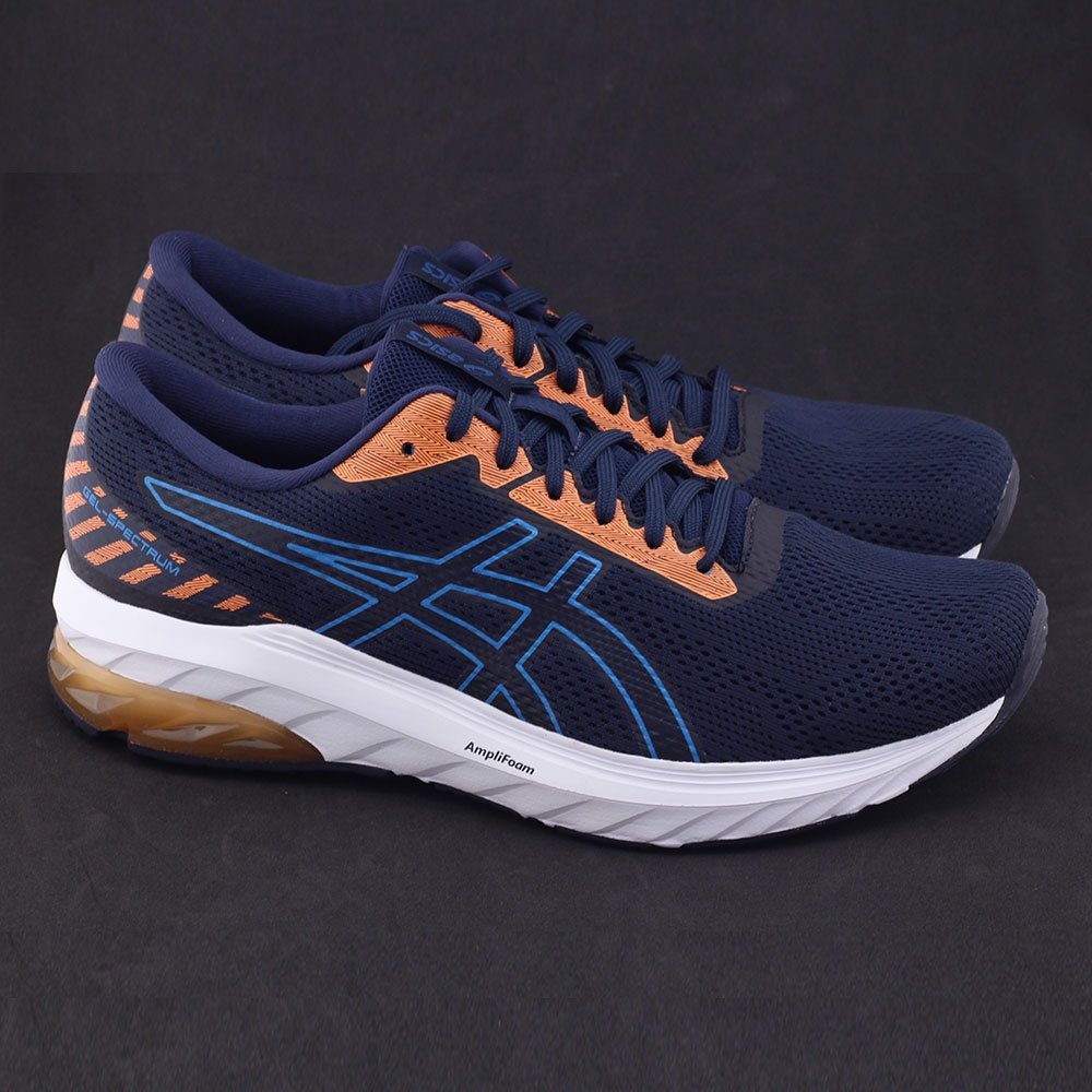 Tênis Masc Asics GEL Spectrum 1011B654 AmpliFoam Esporte Marinho
