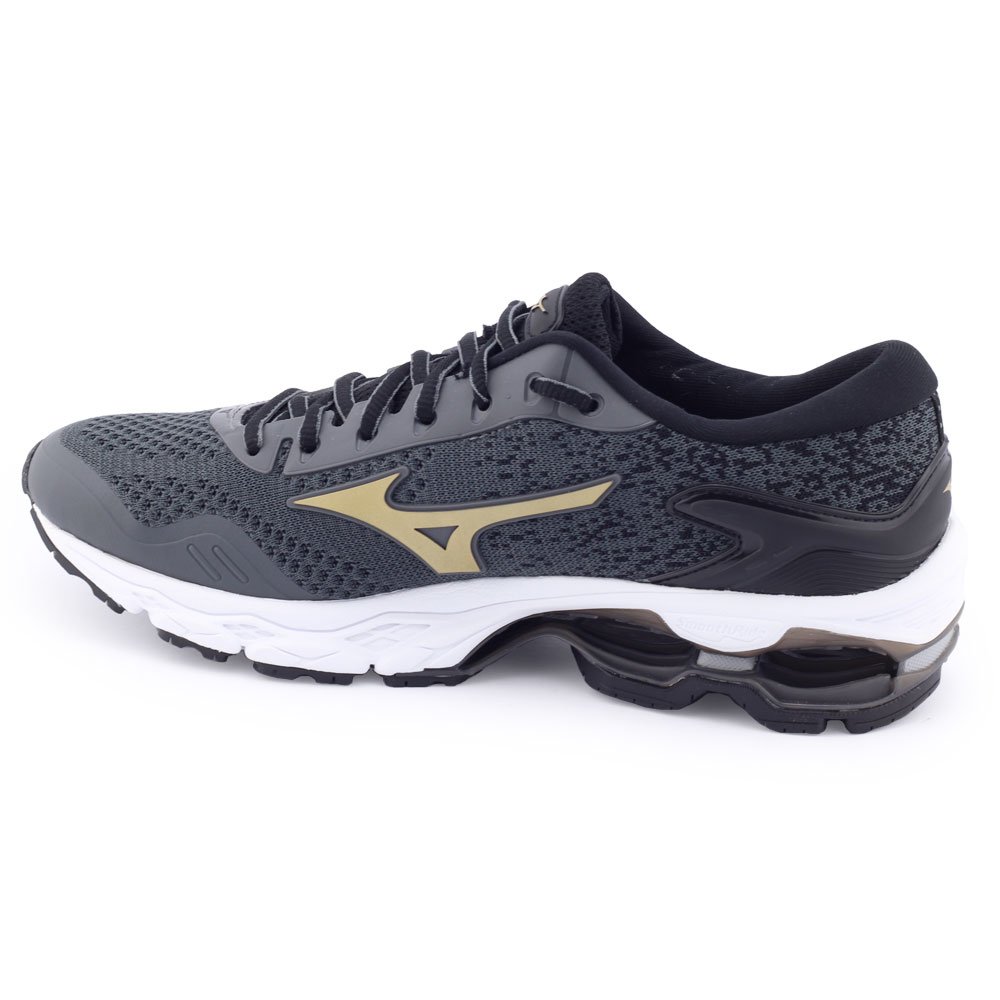 MIIII Tênis Masc esportivo Mizuno Wave Invictus 2 4146822 Mesh X10