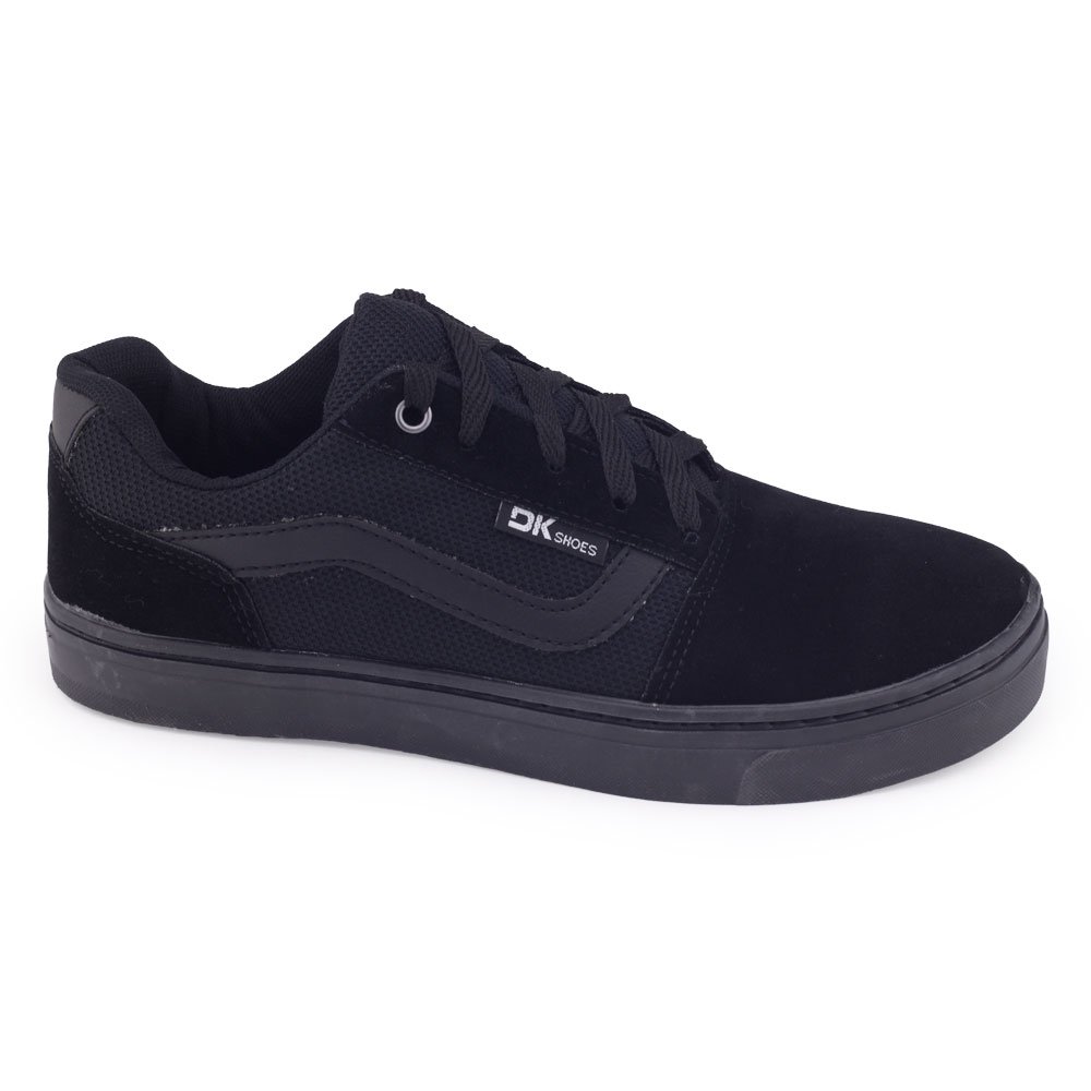Tênis Unissex DK Shoes VS06 sport urban casual Streetwear Preto/Preto