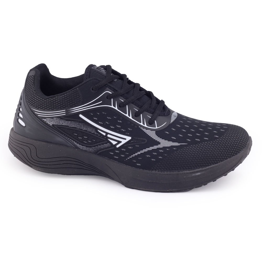 Tênis Esportivo Unissex Adulto Zeus 19FX Preto/Branco