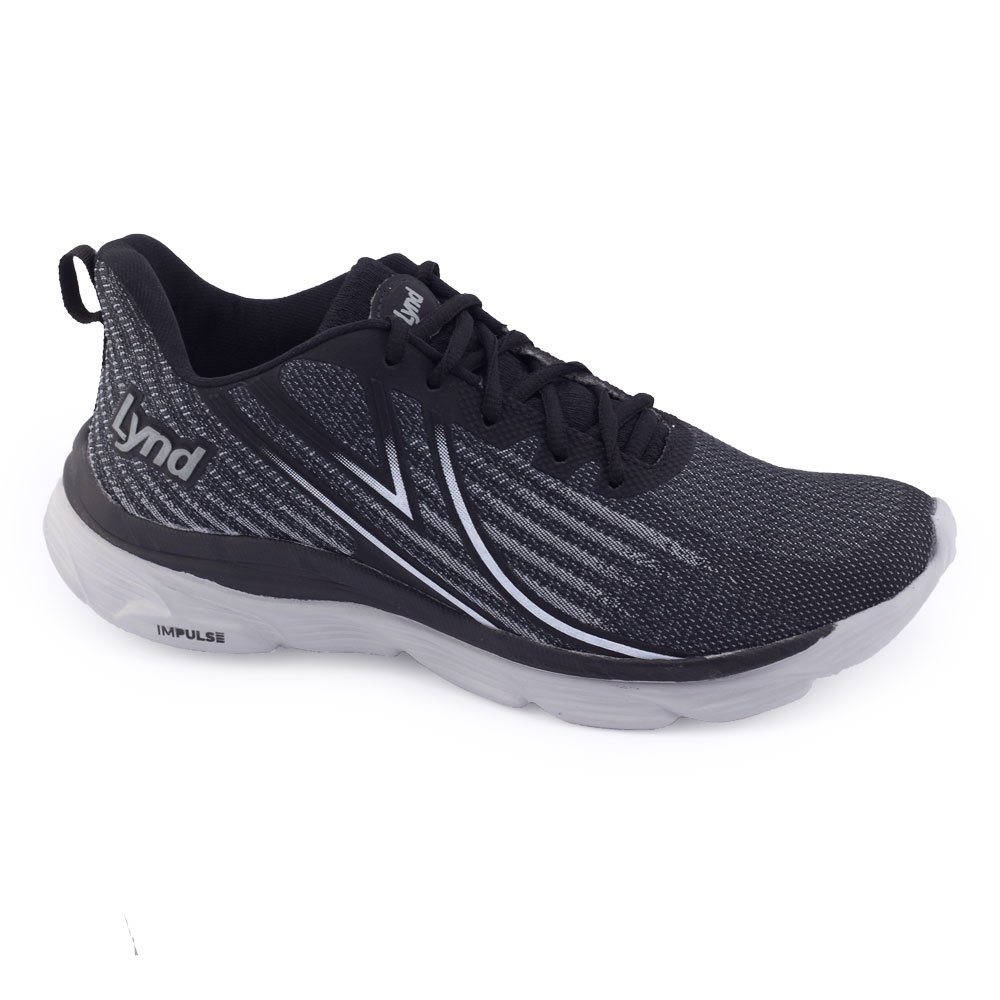 Tênis Esportivo Adulto Lynd Intersection 2 600 Impulse Preto/Chumbo