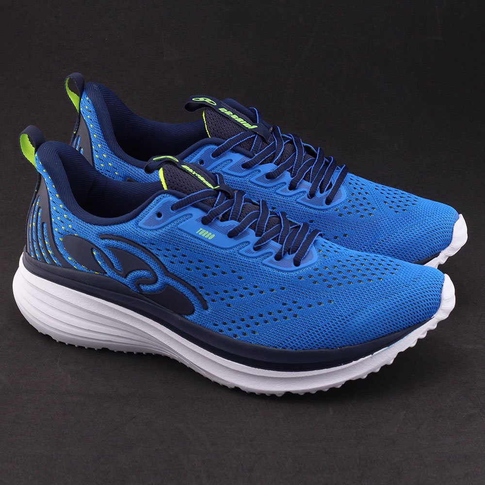 Tênis Olympikus Turbo 966 Evasense Caminhada diario EVAPRO+ Azul/Preto