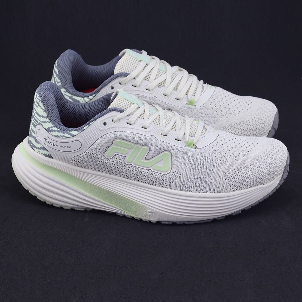 Tênis Fila Racer Nairobi 1193106 Knit Corrida ENERGIZED PLUS Creme