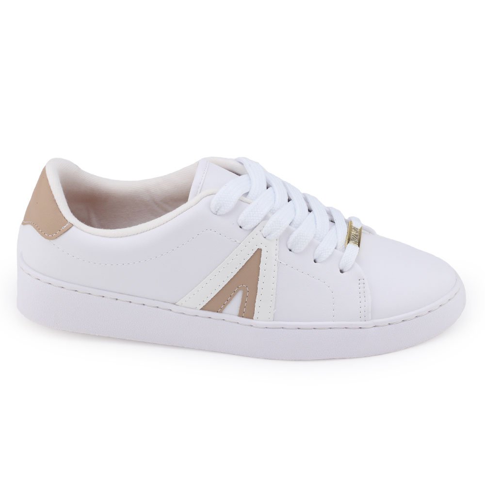 Tênis Feminino Vizzano 1214.1032 Casual Branco/Bege