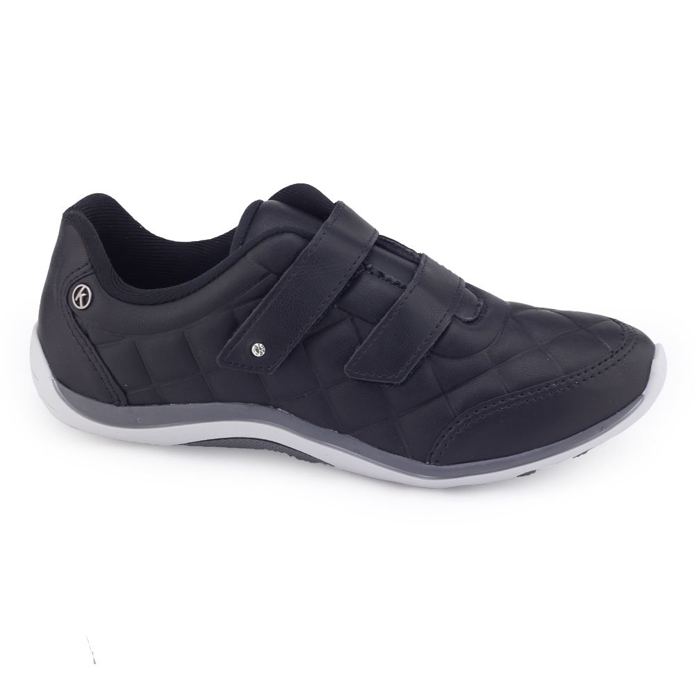 Tênis Feminino Slip On Vizzano 1362.203 Chunky Mesh Preto
