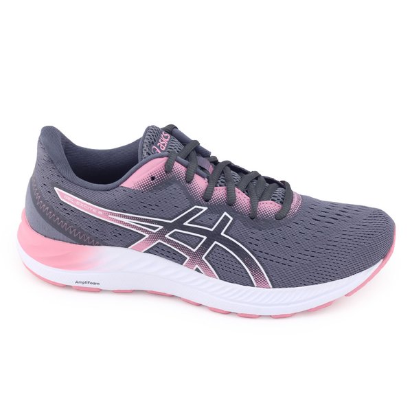 Tênis Feminino Asics GEL Excite 1012B099 Corrida AcademiaCinza/Rosa