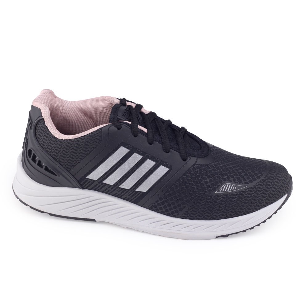 ホスエ Tênis Esportivo Unissex Adulto Zeus 60CX Cadarço zeuz Preto/Rosa