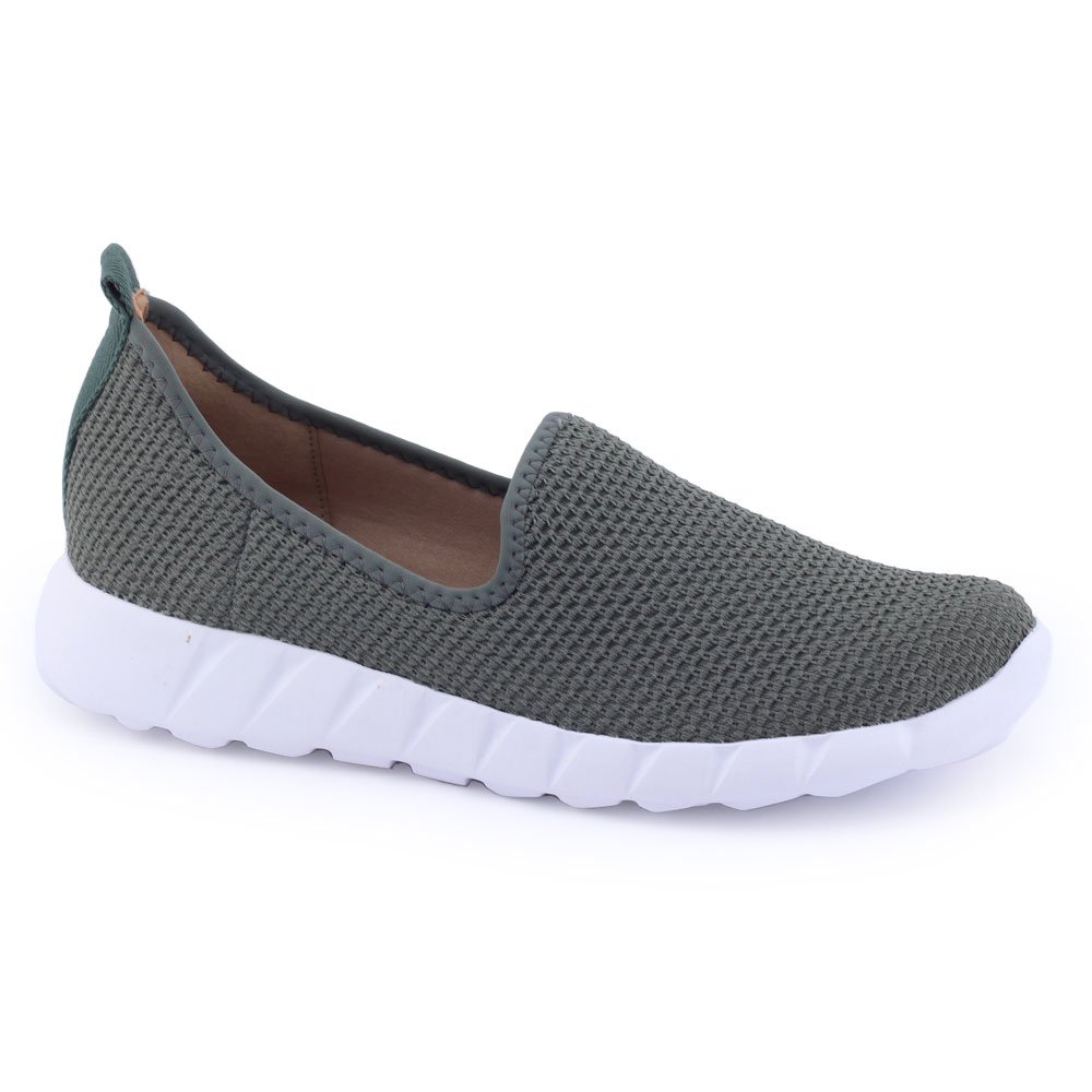 Tênis Slip On Casual Piccadilly 970071-10 Knit malha Joanete Rosê
