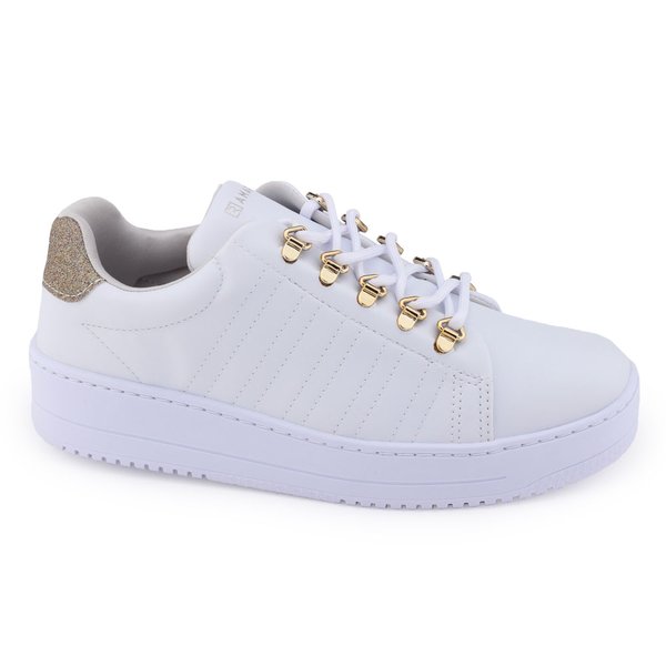 Tênis Casual Feminino Flatform Ramarim 23-91103 alto Glitter