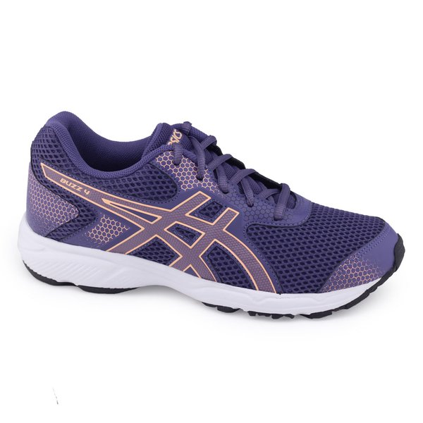 Asics Buzz Tenis Asics Infantil 34 Tênis Fem Esportivo Asics Buzz GS  1014A308 Kids EsporteLilás/Pêssego