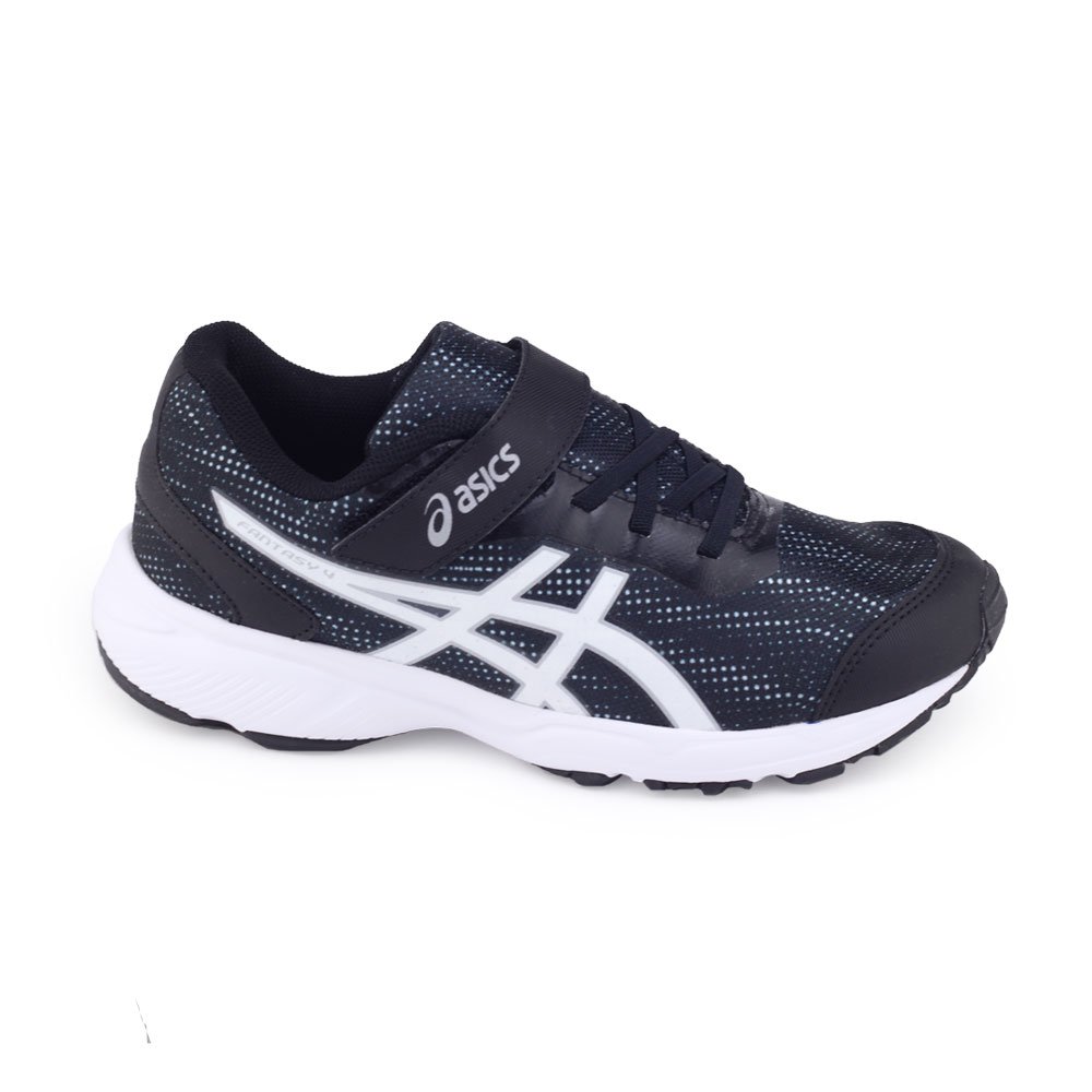 Tênis Unissex Asics Fantasy 4 PS 1014A309 Kids Esporte Preto/Branco