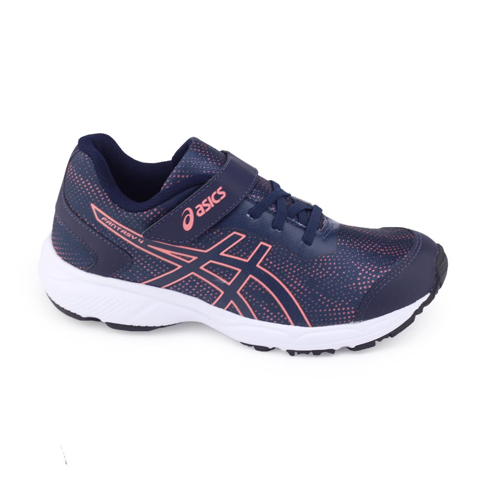 Tênis Unissex Asics Fantasy 4 PS 1014A309 Kids Esporte Preto/Branco