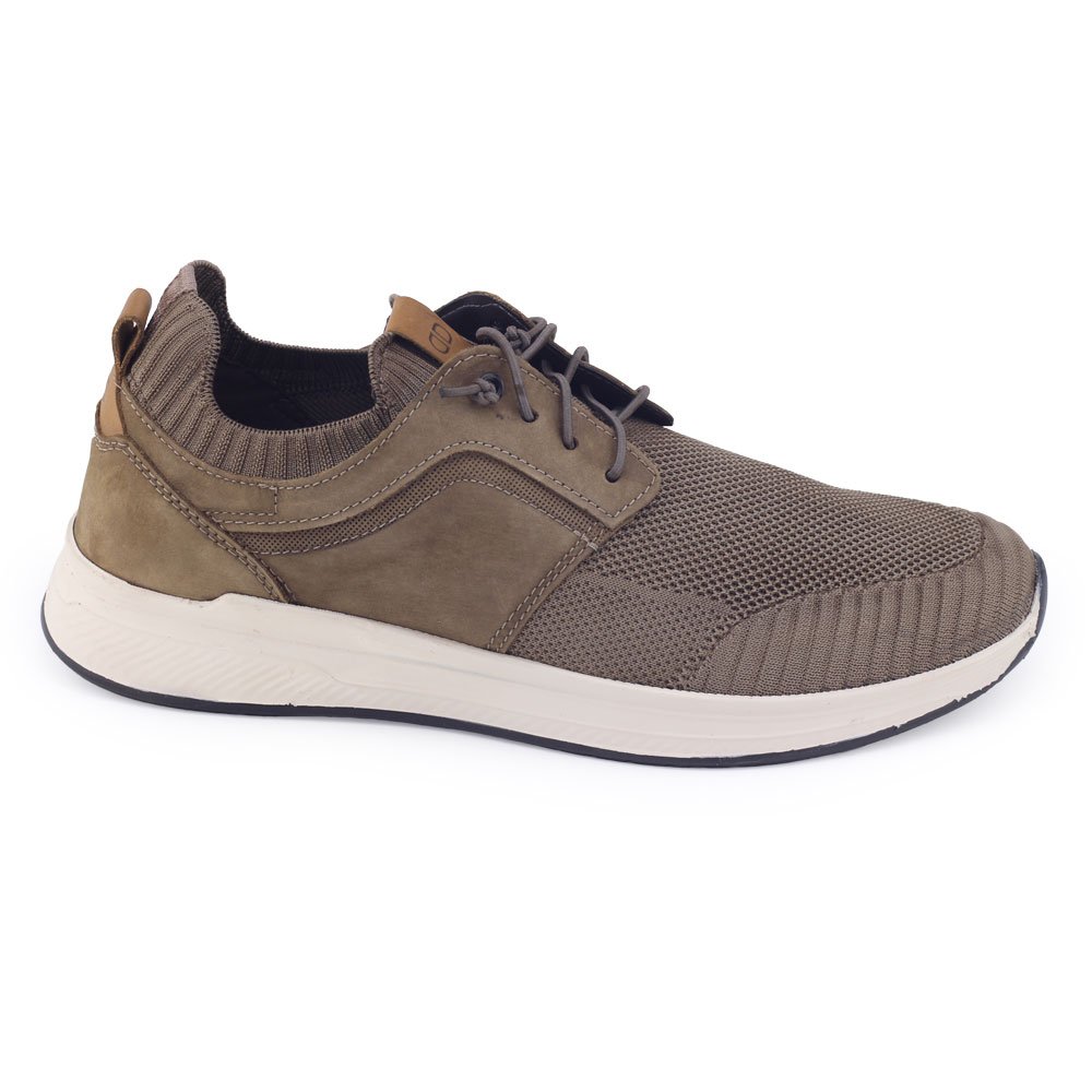 ダトニオ Sapatênis Democrata 265106 Knit e Couro Journey Extra Soft Castor