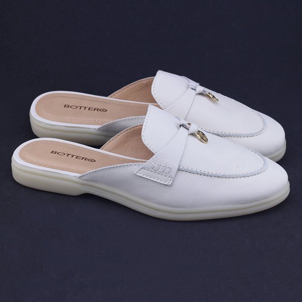 Sapato Mule Feminino Zattini Sapato Feminino Calçados Mule Branco
