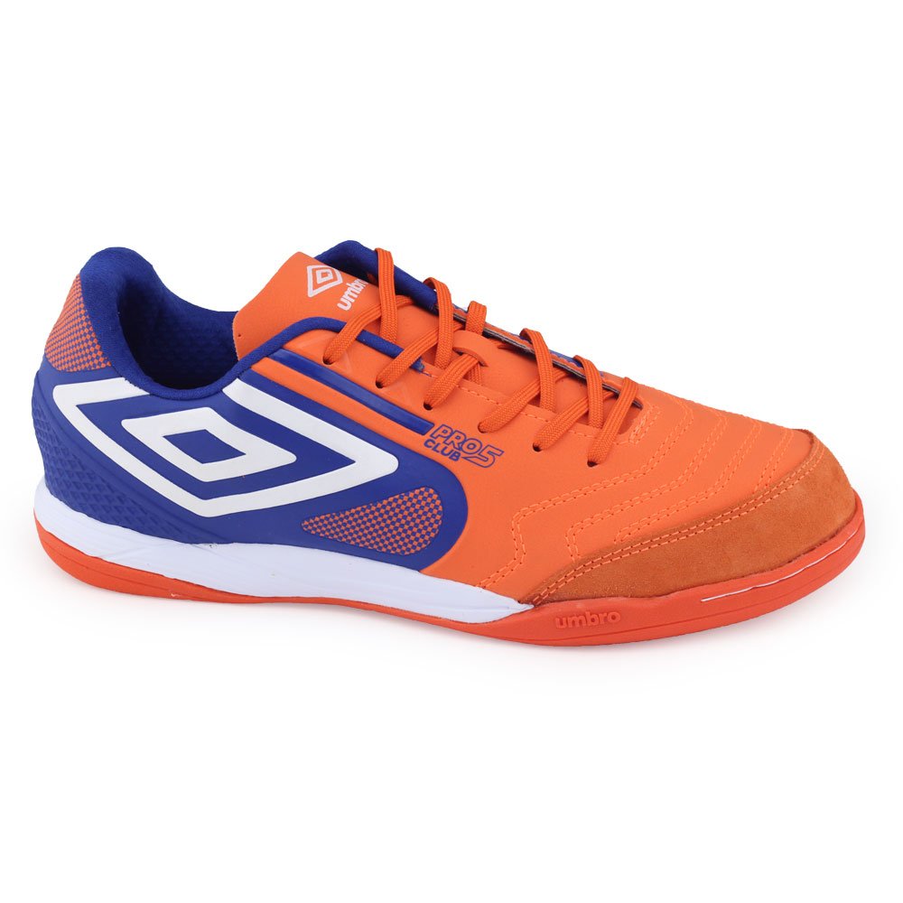 Tênis Chuteira Futsal Umbro Indoor Pro 5 Bump Club 1117029 Laranja