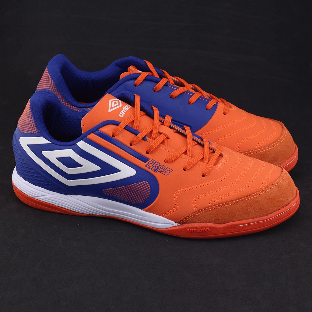 Tênis Chuteira Futsal Umbro Indoor Pro 5 Bump Club 1117029 Laranja