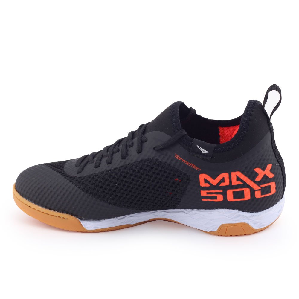 Tênis Chuteira Futsal Penalty 124185 Max 500 IX Locker Preto/Laranja