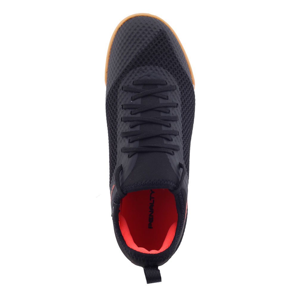 Tênis Chuteira Futsal Penalty 124185 Max 500 IX Locker Preto/Laranja