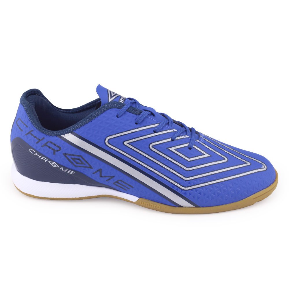 Tênis Chuteira Futsal Umbro Indoor Chrome 1169056 Royal/Marinho