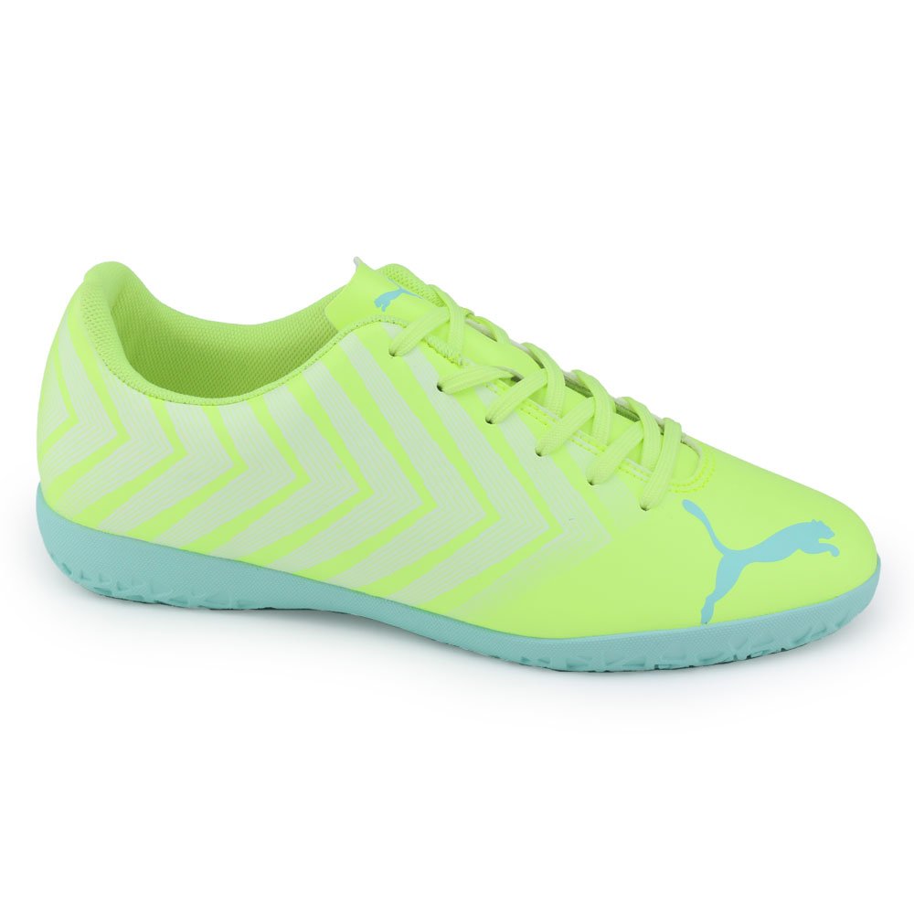 Tênis Chuteira Futsal Puma Tacto II IT BDM Fast Yellow 107064