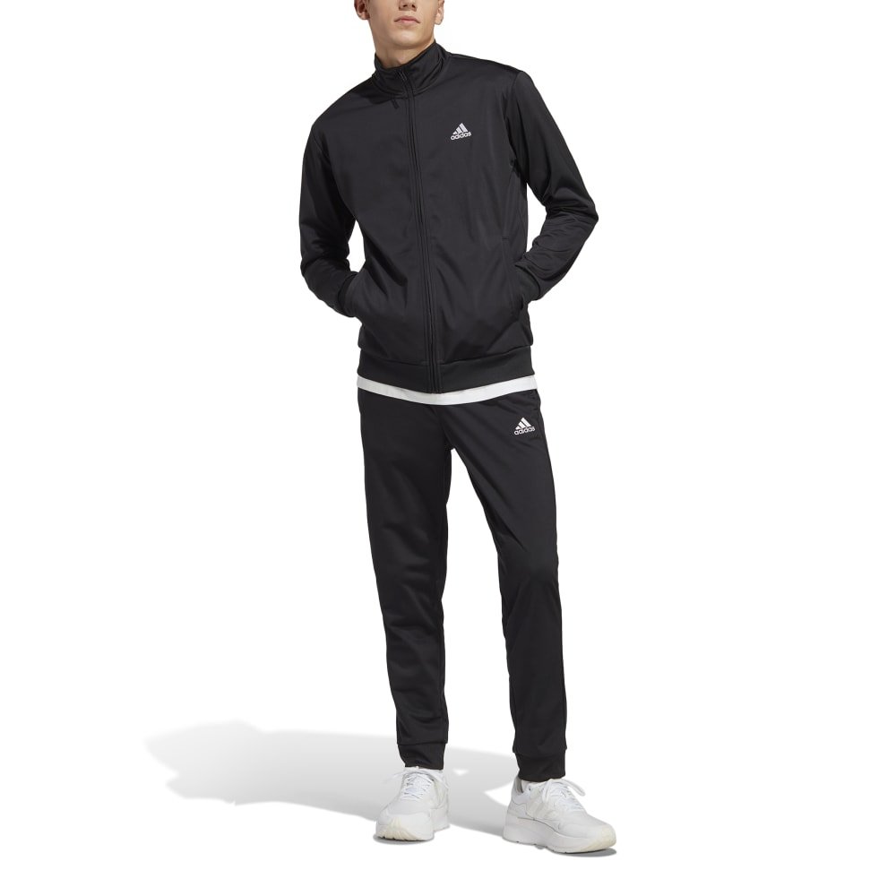 Agasalho Adidas Malha Linear Sportswear IC6775 zíper Preto