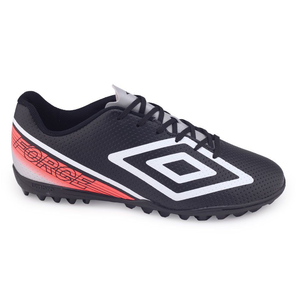 Chuteira Suiço Topper Titanium IX TP03430001 sintético Preto/Prata