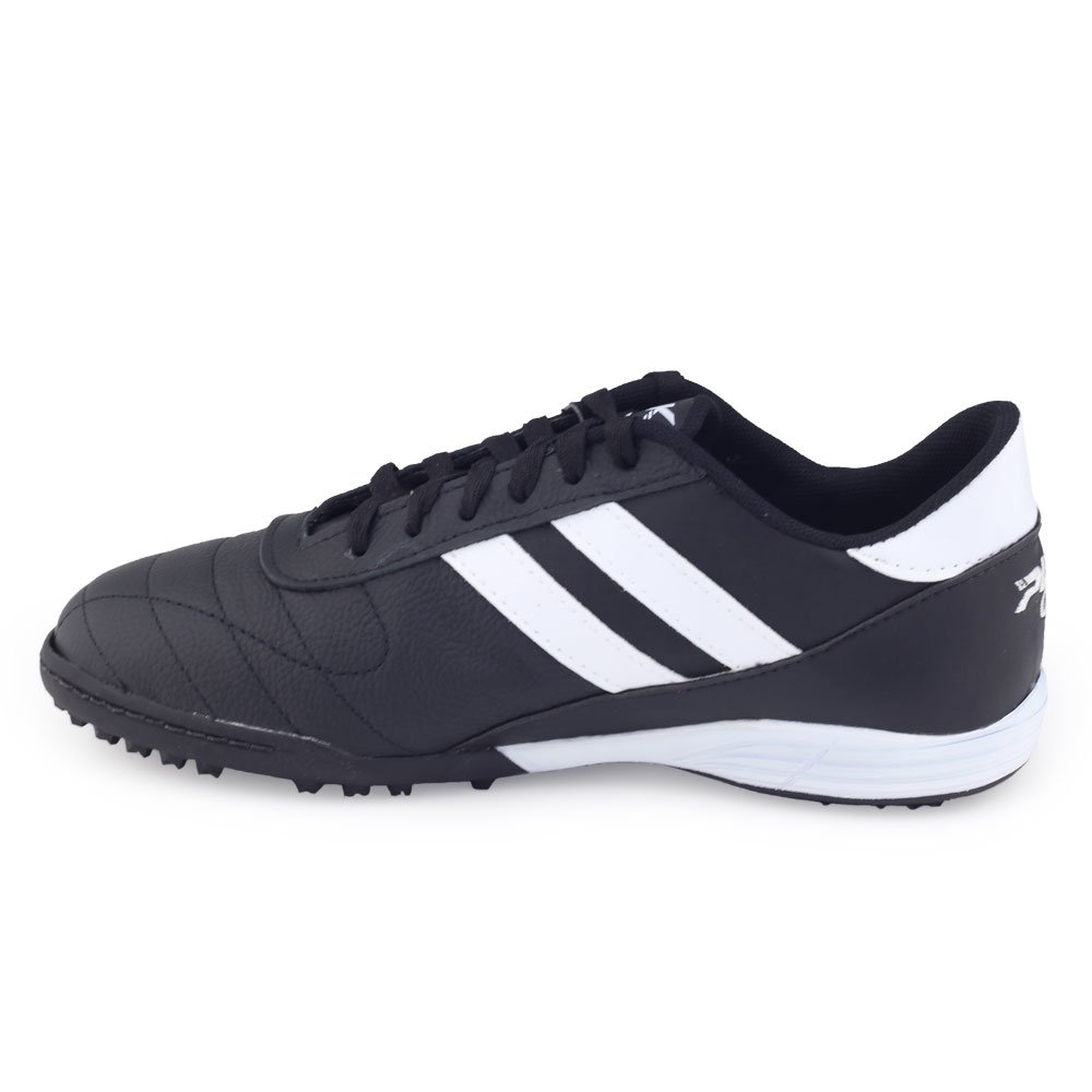 Chuteira Suiço Plakar PLK Copa Society SL R1970 couro Preto/Branco