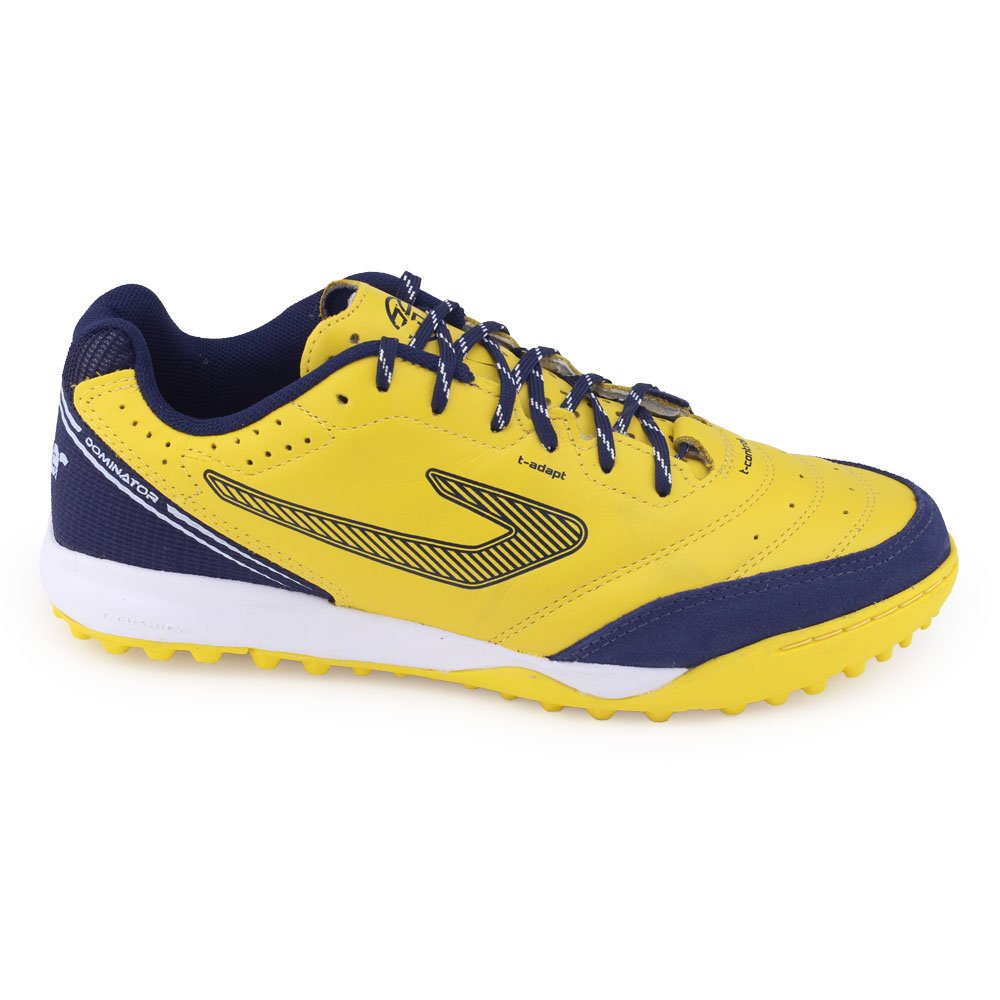 Chuteira Suiço Topper Dominator Pro IV TP04610003 couro Amarelo