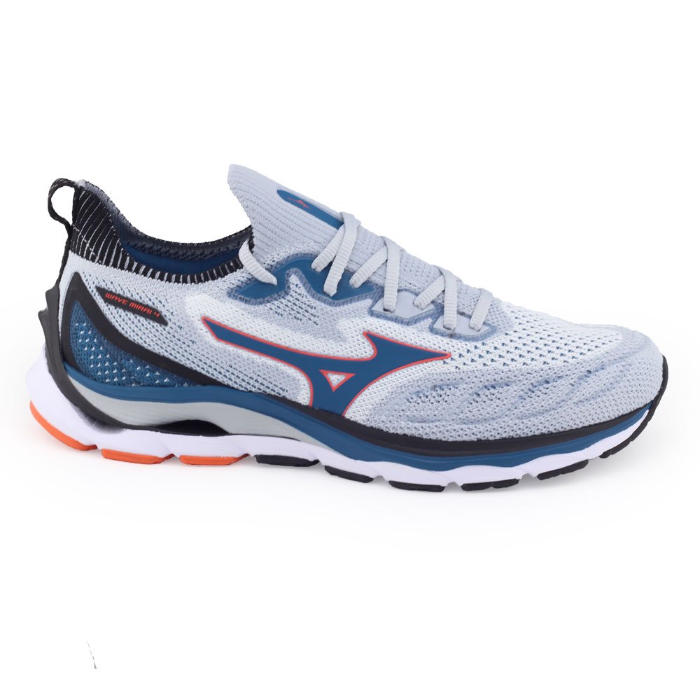 Tênis esportivo Mizuno Wave Mirai 4 101001001 474 Mesh placa Cinza