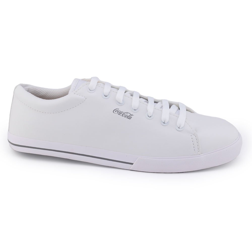 Tênis Casual Coca Cola Shoes CC2083 Island Branco Branco