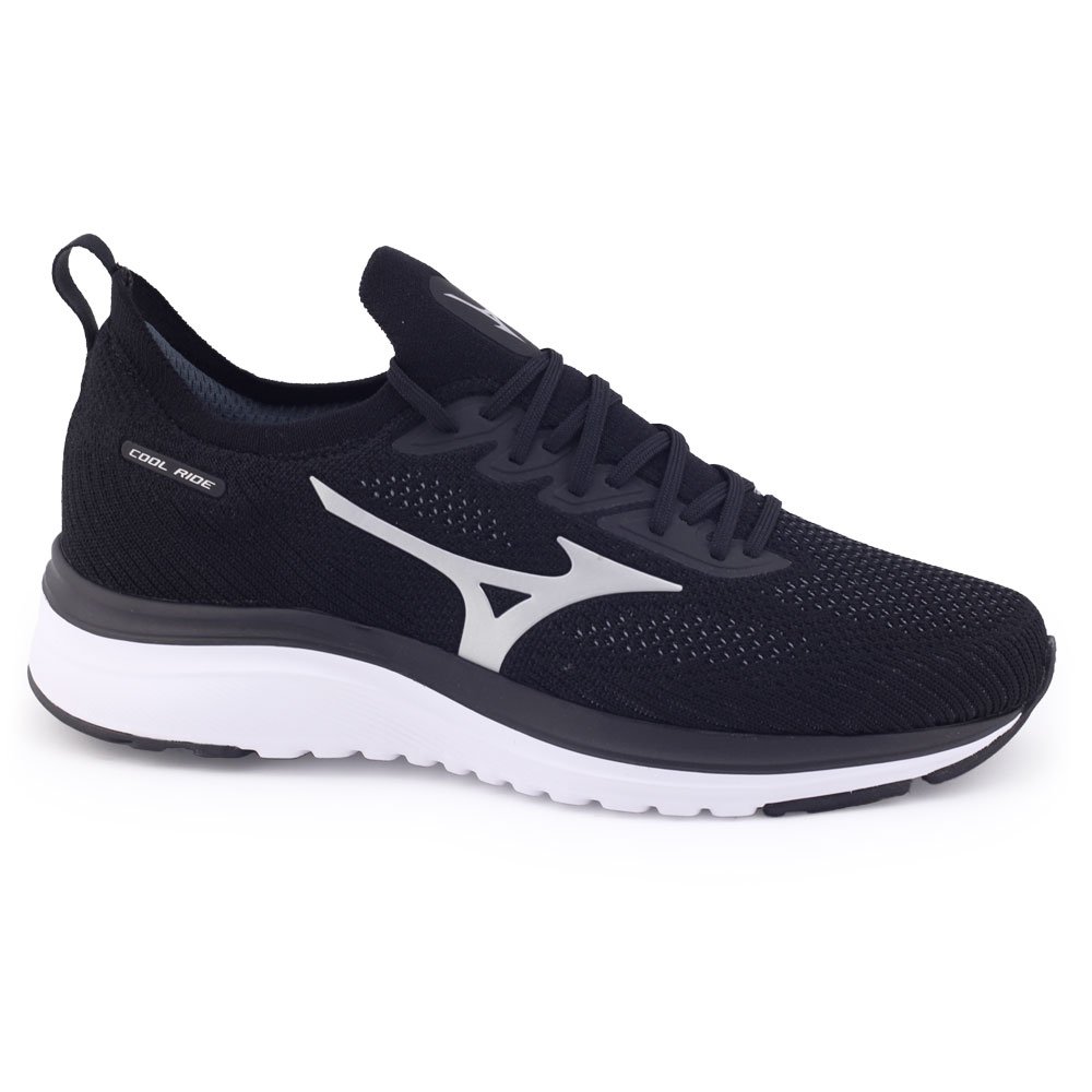Tênis Masculino Mizuno Cool Ride 101022022 Mesh Com Tramas Marinho