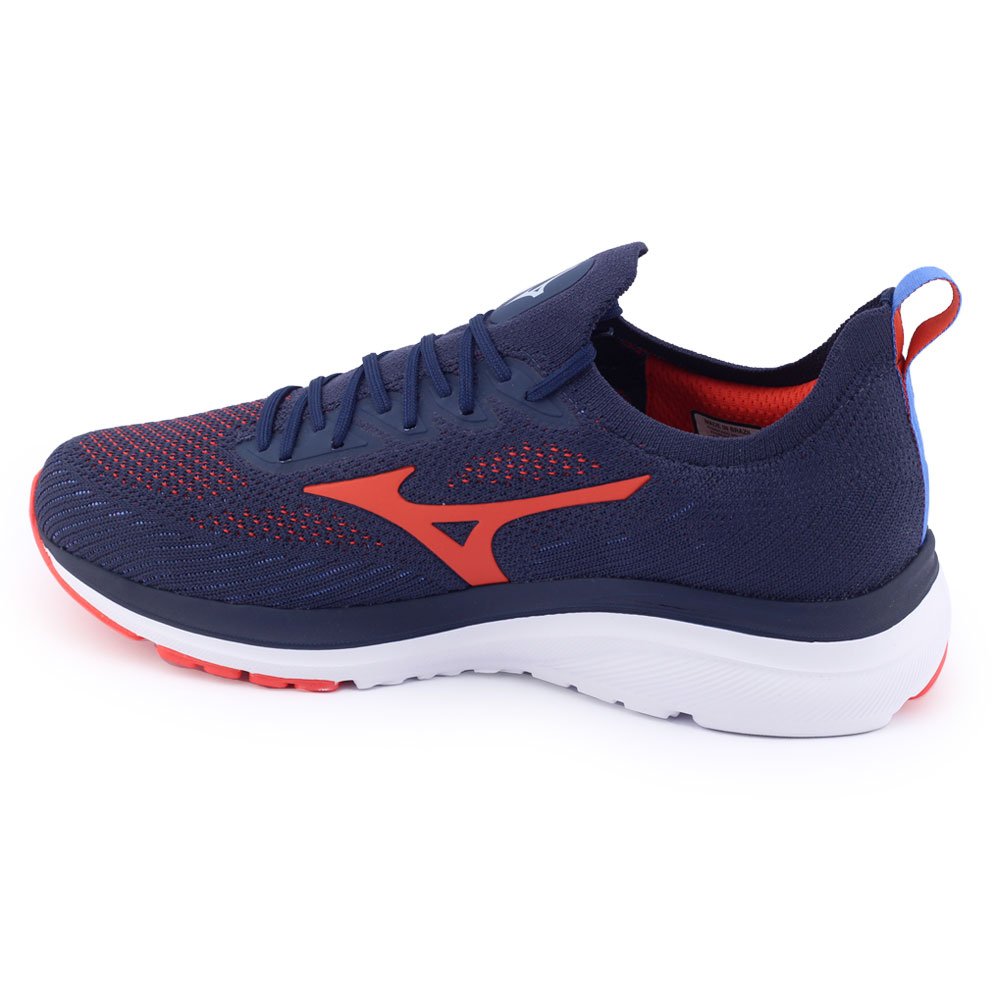 Tênis Masculino Mizuno Cool Ride 101022022 Mesh Com Tramas Marinho